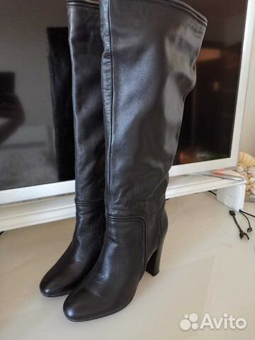 Сапоги р. 39 натуральная кожа демисезонные