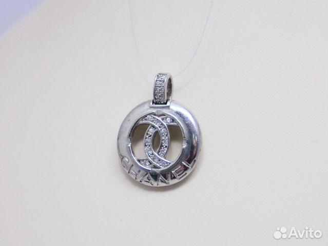 Серебряный кулон С цирконом 5,25 грамм