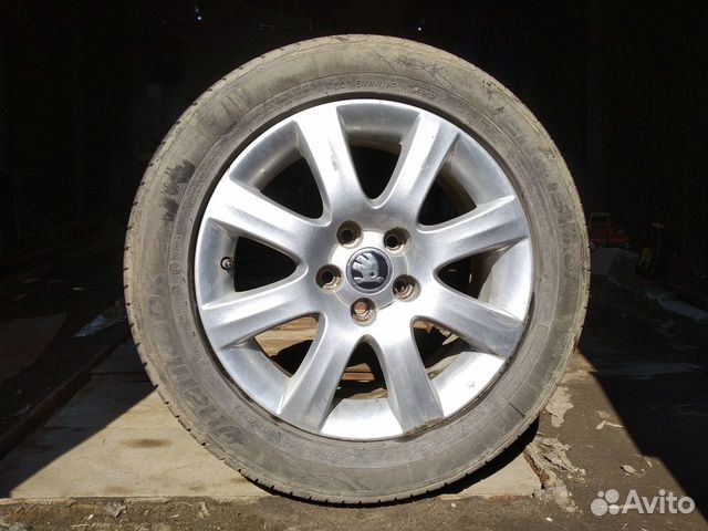 Диски литые R15 оригинал Skoda