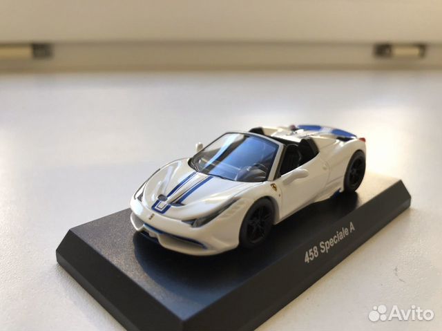 1/64 Ferrari 458 Speciale A White Kyosho