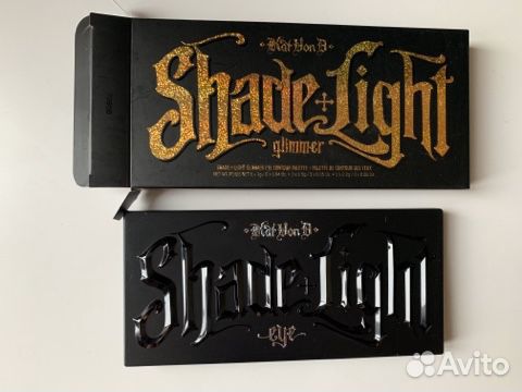 Shade AND light glimmer Палетка теней kat von d Но