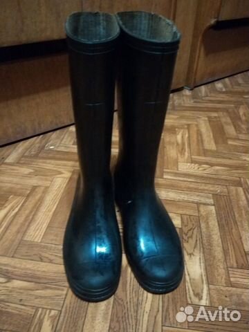 Сапоги резиновые черные размер 37 - 24 см Сапоги резиновые черные размер 37 - 24 см