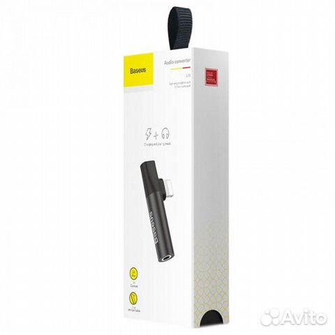 Переходник Baseus L43 Lightning/3.5mm call43-01 Переходник Baseus L43 Lightning/3.5mm call43-01