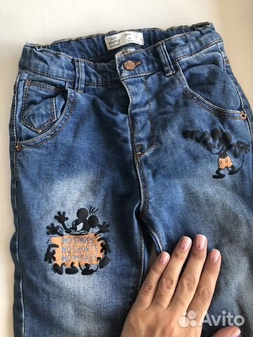 Джинсы на флисе Zara