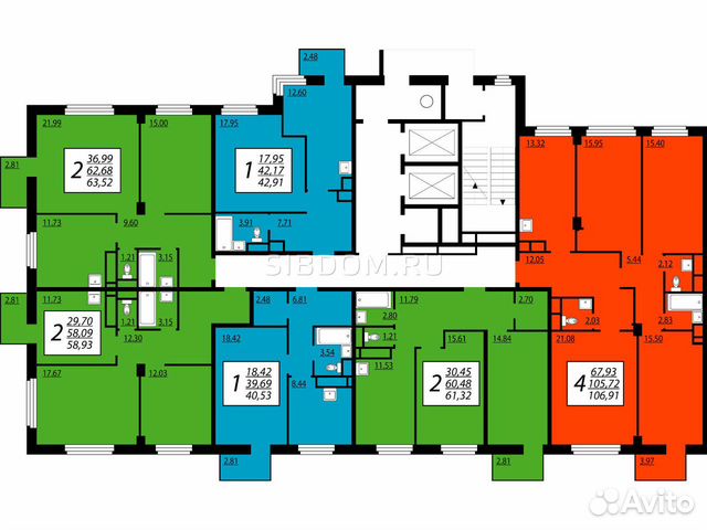 1-к квартира, 43 м², 8/25 эт. 1-к квартира, 43 м², 8/25 эт.