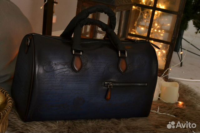 Дорожная сумка Berluti Jour Off Medium Scritto