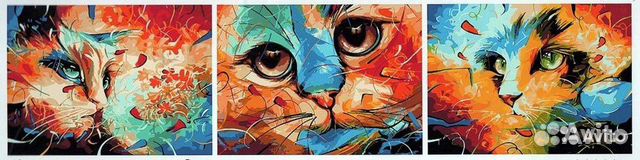 Картины триптих по номерам