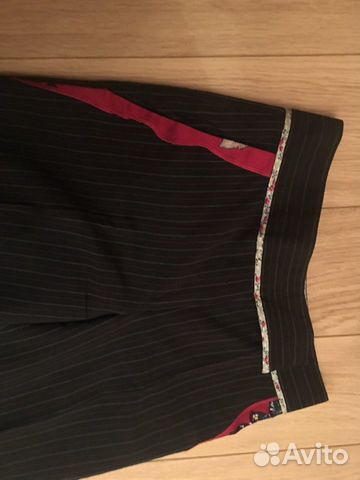 Брюки кюлоты Kenzo, p36, оригинал, шерсть 100 Брюки кюлоты Kenzo, p36, оригинал, шерсть 100