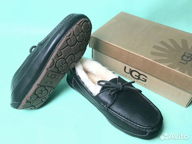 Мокасины новые Ugg Byron новые кожаные меховые угг Мокасины новые Ugg Byron новые кожаные меховые угг