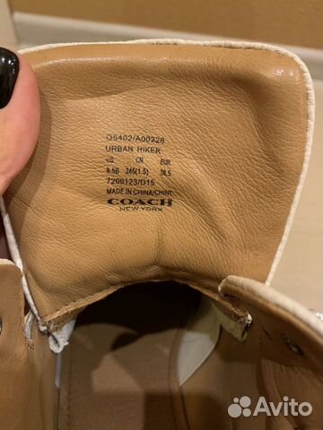 Новые ботинки Coach