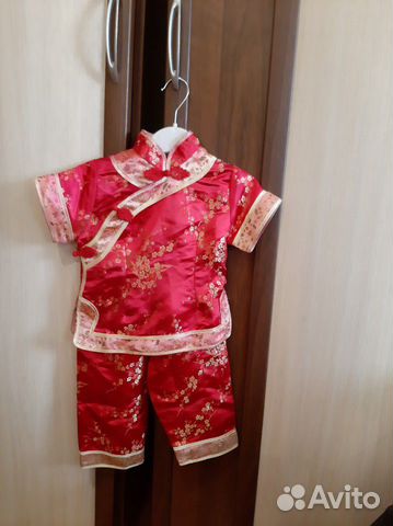 Новогодний детский костюм Кимоно