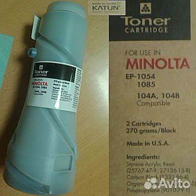 Тонер Minolta EP-1054/1085/MB5815/2030, 104B Katun