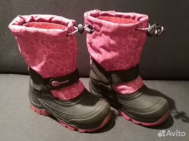 Зимние ботинки c валенком, kamik, goretex, размер