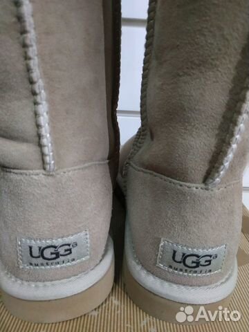 UGG угги, песочные с 3-мя пуговицами, высокие UGG угги, песочные с 3-мя пуговицами, высокие