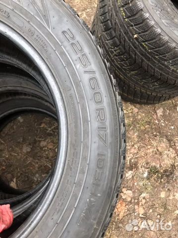 Шины бу 225 60 17 nokian Шины бу 225 60 17 nokian