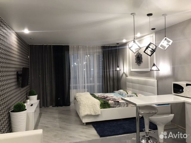 

Квартира-студия, 35 м², 2 кровати