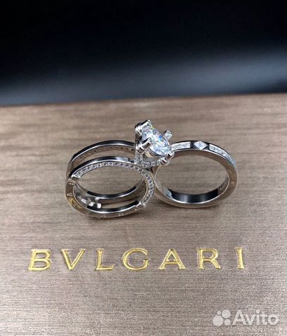 Кольцо и серьги новые Bvlgari серебро 925 Кольцо и серьги новые Bvlgari серебро 925