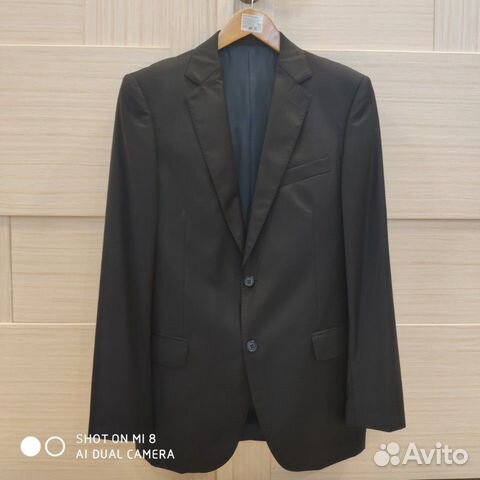 Мужской костюм темно-синий (почти черный)