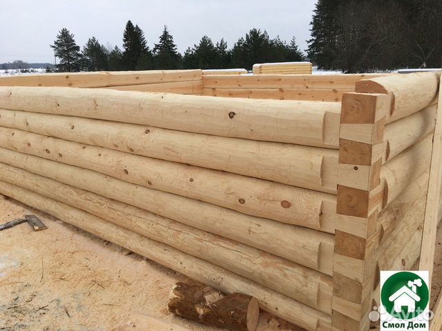 Срубы бань, домов