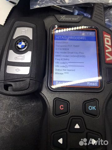 Ключ Bmw F10 изготовление с программированием