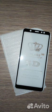 Защитное стекло на SAMSUNG A6 Plus 5D, чёрное Защитное стекло на SAMSUNG A6 Plus 5D, чёрное