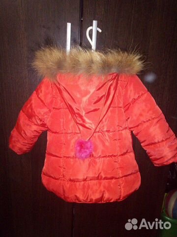 Тёплая куртка на девочку