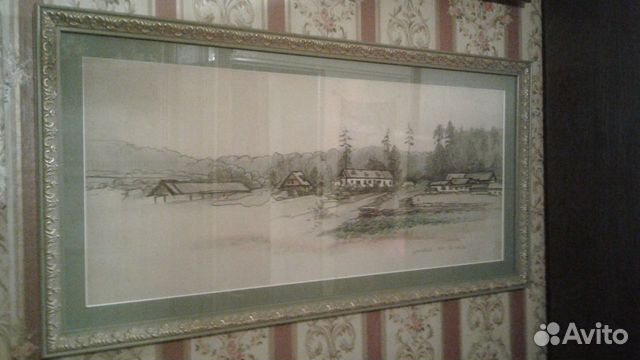 Кашевский Г.И. Измайлово 1953г. Рисунок Кашевский Г.И. Измайлово 1953г. Рисунок