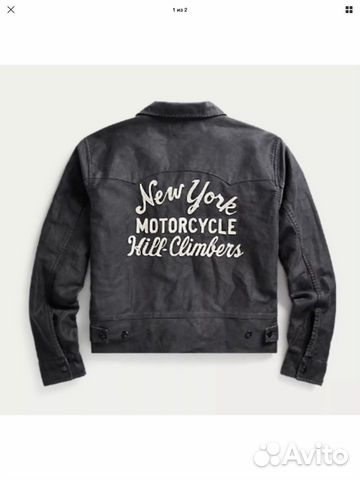 Куртка RRL/ USA motorcycle размер XL (новая )