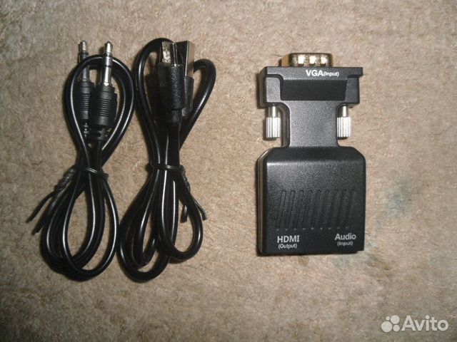 Переходник-конвертер VGA to hdmi