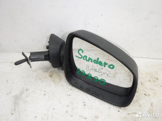 Renault Sandero Зеркало правое механическое Renault Sandero Зеркало правое механическое