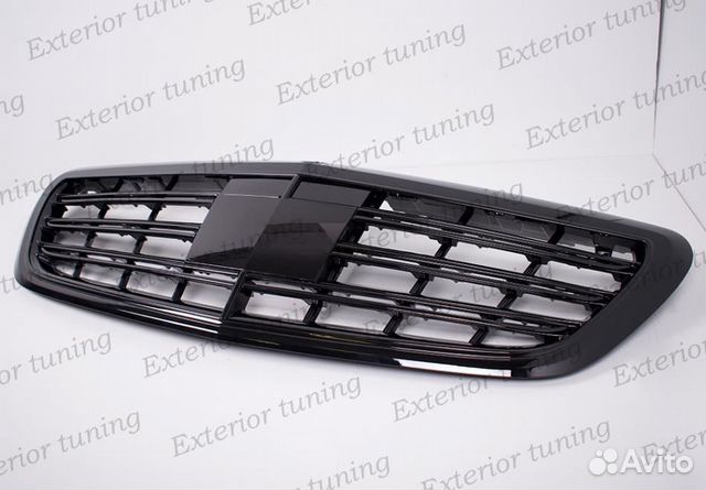 Решетка AMG Mercedes S 222 черный глянец Решетка AMG Mercedes S 222 черный глянец