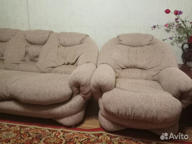 Угловой диван и кресло Угловой диван и кресло