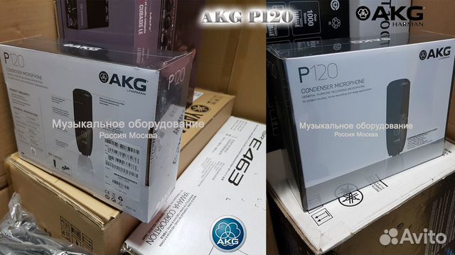 Студийный микрофон AKG P120 Новый Гарантия Студийный микрофон AKG P120 Новый Гарантия