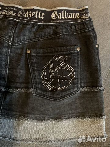 Юбка джинсовая Galliano р. 8