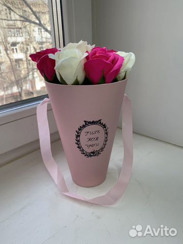 Букет из мыльных роз