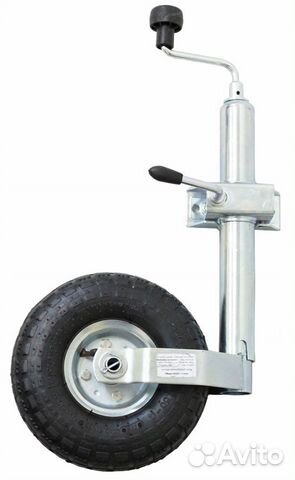 Широкое опорно-подкатное колесо для прицепа