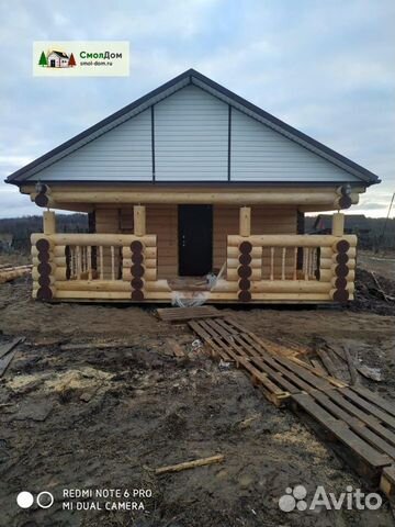 Сруб дома-бани