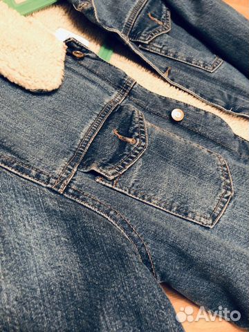 Джинсовая куртка пальто Zara