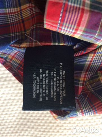 Рубашка Ralph Lauren рост 122