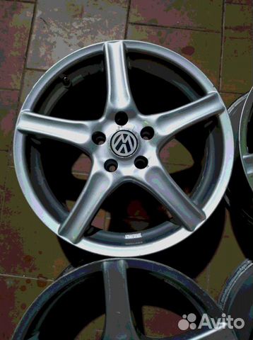 Диски бу литые R17 LU на VW