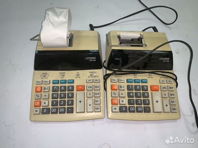 Калькулятор Citizen CX121, 123, 146 с печатью
