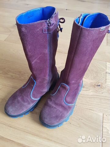 Замшевые сапоги весенне-осенние Naturino, 33 разме Замшевые сапоги весенне-осенние Naturino, 33 разме