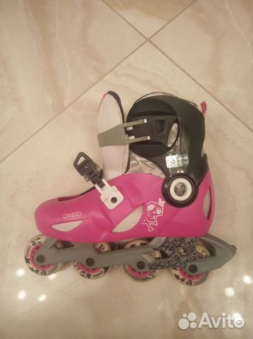 Ролики Oxelo детские 34-36 в комплекте с защитой Ролики Oxelo детские 34-36 в комплекте с защитой