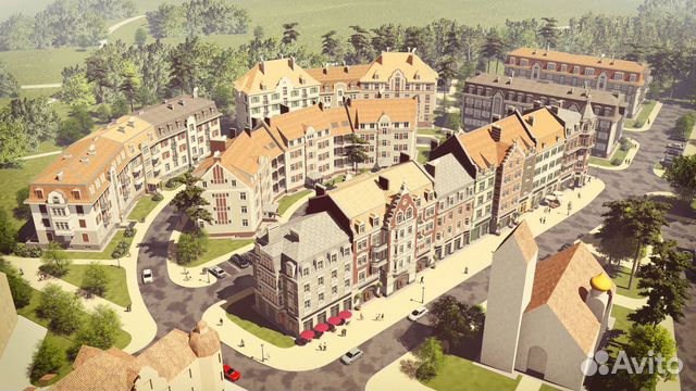 1-к квартира, 38.1 м², 2/3 эт.