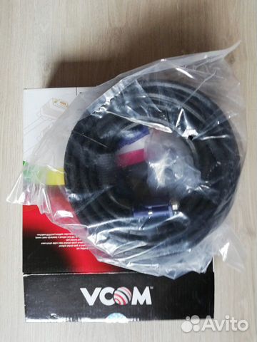 Кабель VGA 15м Vcom 2 фильтра Кабель VGA 15м Vcom 2 фильтра