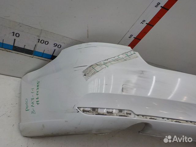 Бампер задний на Volkswagen Polo (Sed RUS)
