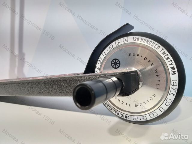 Трюковой самокат Explore booger deluxe black новый