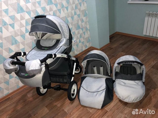 Коляска 3 в 1 verdi pepe eco xs