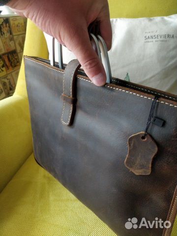 Сумка кожаная портфель для документов