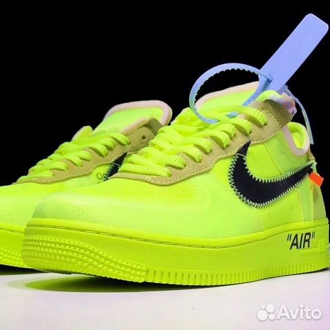 nike af1 off white volt